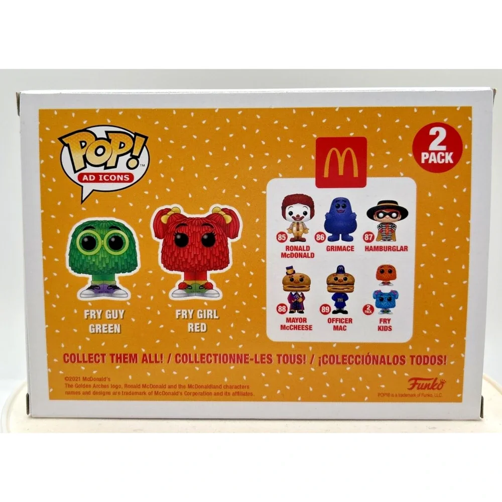 Funko‎ Pop! McDonalds Fry Kids Red & Green F8
